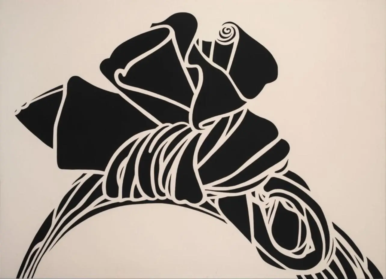 “E mona atèn un ñuro andi kabesa ele” Acrílico sobre lino, 195x250 cm, 2011