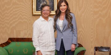 El presidente Petro recibió a la secretaria de Seguridad Nacional de EE. UU.