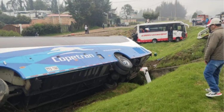 Accidente Via Tunja-Bogotá