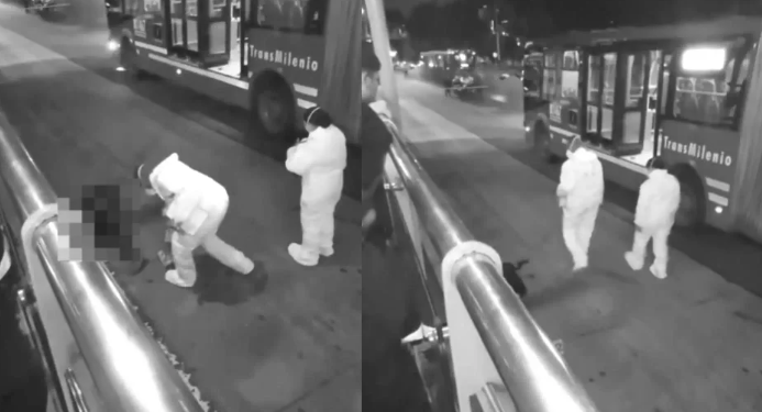 Hombre muere atropellado por un Transmilenio tras hurtar un celular