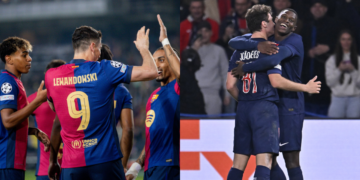 Barcelona y PSG ganan los duelos restantes de cuartos de final de Champions