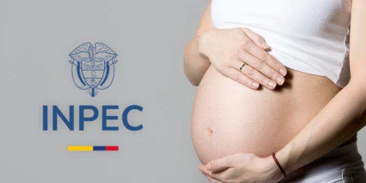 Mujer embarazada Inpec