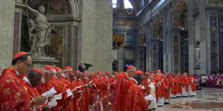 Reviva aquí la misa de los cardenales antes del inicio del cónclave: oraron a Dios para elegir un buen papa