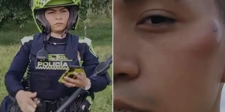 Suspenden por 10 años a patrullera que golpeó con su bolillo a un ciudadano en la cara, en Bogotá
