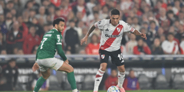 Juan Fernando Quintero brilló en River, pese a la derrota contra Palmeiras en Libertadores