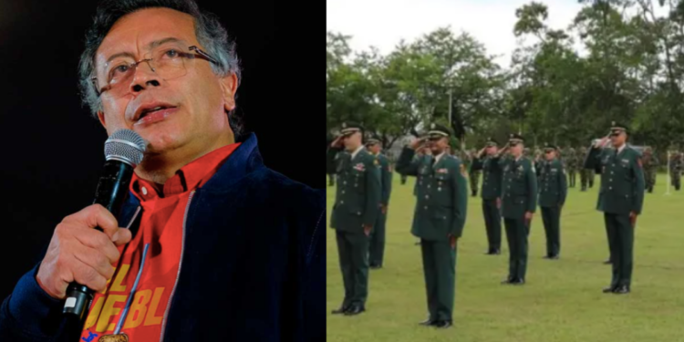 El presidente Gustavo Petro anunció cambios en la cúpula de las Fuerzas Militares
