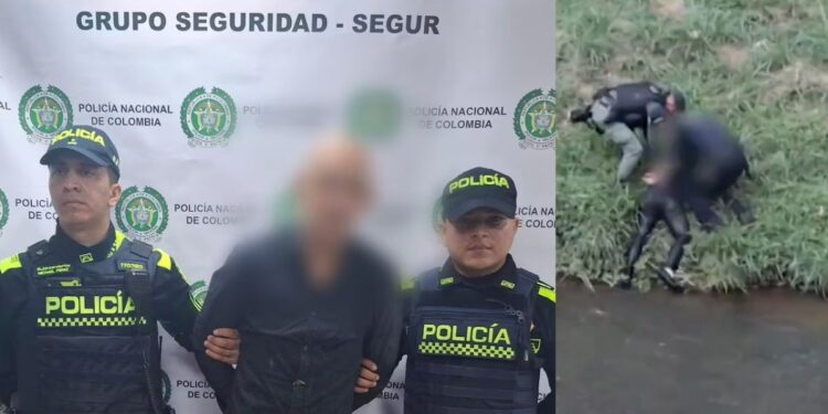 Ladrón cayó al río