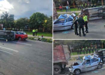 Estos son los esposos que fallecieron en el accidente tras hurto en la Av. 68 con calle 72