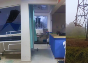 Ataques con drones dejaron al hospital de Cajibío en el Cauca con graves daños estructurales