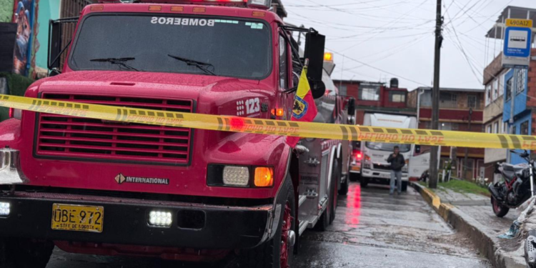 Fuerte explosión por estallido de un cilindro en vivienda del sur de Bogotá dejó dos personas muertas