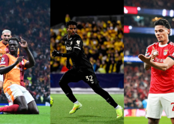 Así les fue a los jugadores colombianos en la ida de los playoffs de la Champions League